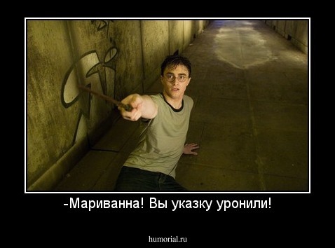 -Мариванна! Вы указку уронили!
