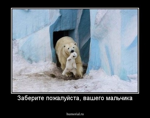 Заберите пожалуйста, вашего мальчика