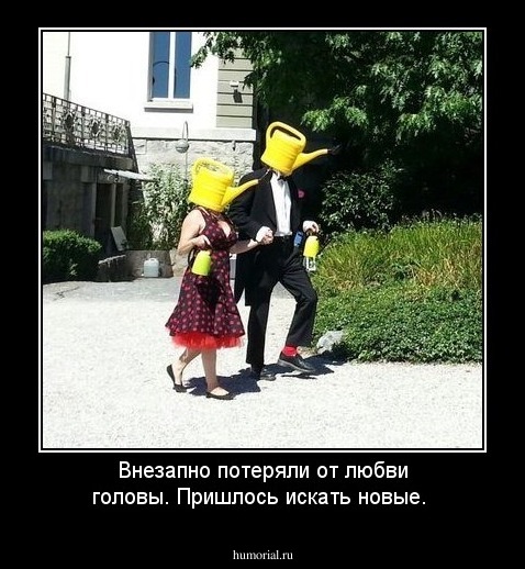 Внезапно потеряли от любви головы. Пришлось искать новые.