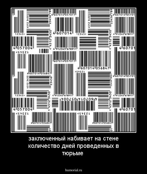 заключенный набивает на стене количество дней проведенных в тюрьме 