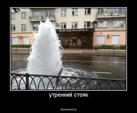 утренний стояк