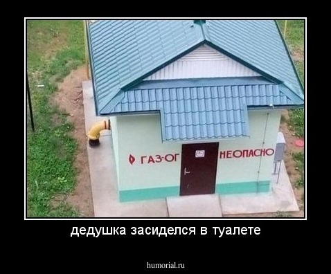 дедушка засиделся в туалете