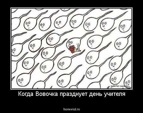 Когда Вовочка празднует день учителя