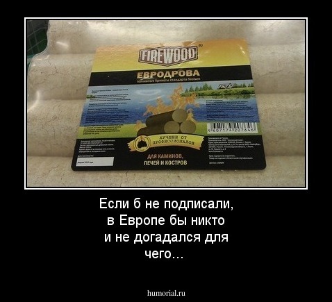 Если б не подписали, в Европе бы никто и не догадался для чего...