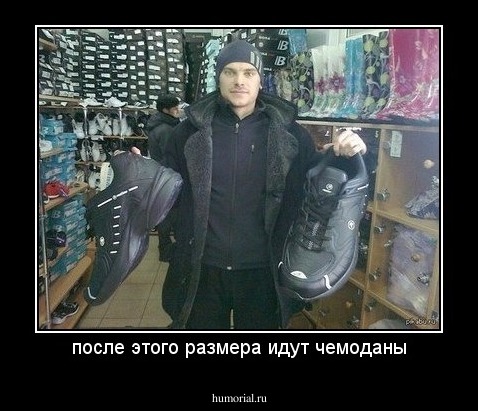 после этого размера идут чемоданы