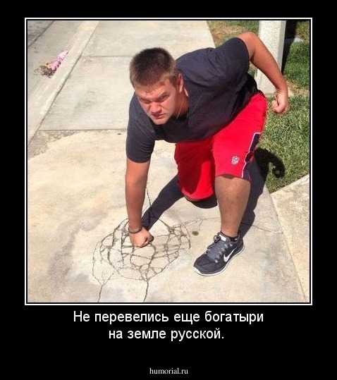Не перевелись еще богатыри на земле русской.
