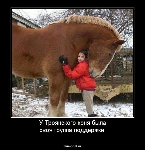 У Троянского коня была своя группа поддержки 