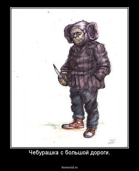 Чебурашка с большой дороги.