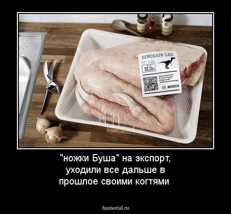 "ножки Буша" на экспорт, уходили все дальше в прошлое своими когтями 