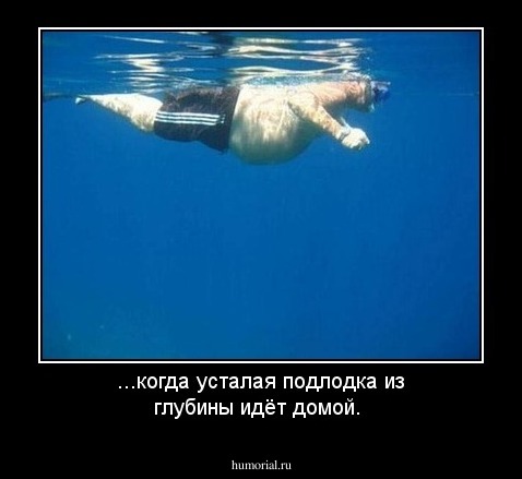 ...когда усталая подлодка из глубины идёт домой.