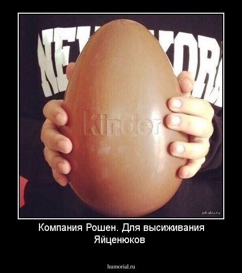 Компания Рошен. Для высиживания Яйценюков