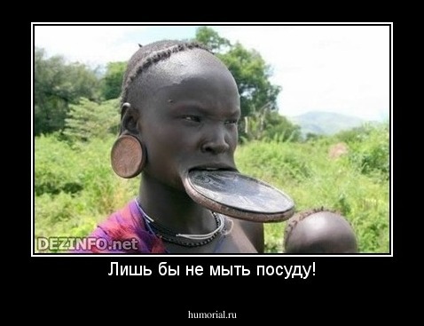 Лишь бы не мыть посуду!