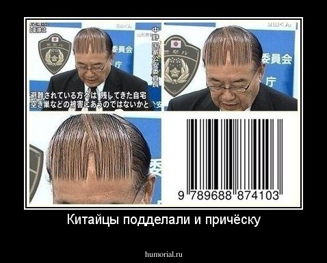 Китайцы подделали и причёску