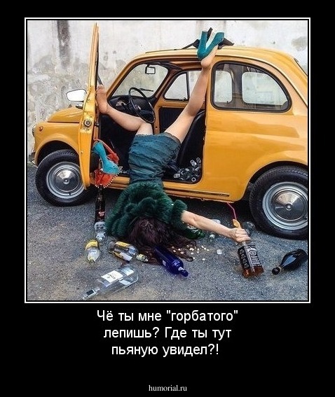 Чё ты мне "горбатого" лепишь? Где ты тут пьяную увидел?!