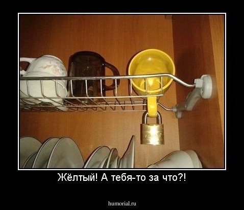 Жёлтый! А тебя-то за что?!