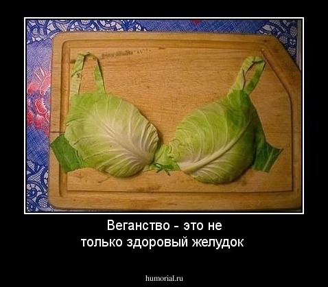 Веганство - это не только здоровый желудок
