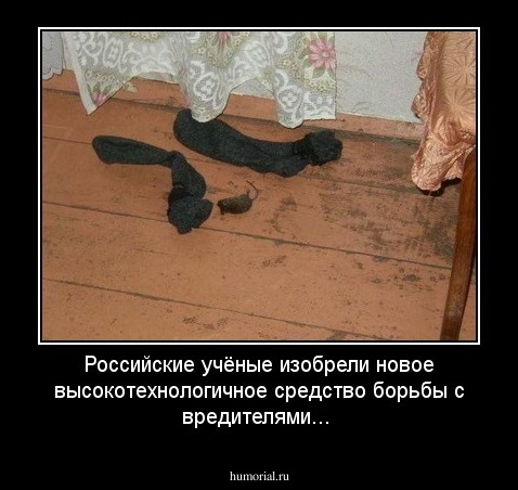 Российские учёные изобрели новое высокотехнологичное средство борьбы с вредителями...