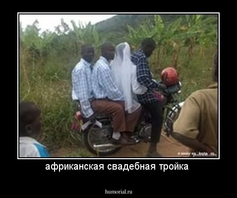 африканская свадебная тройка 