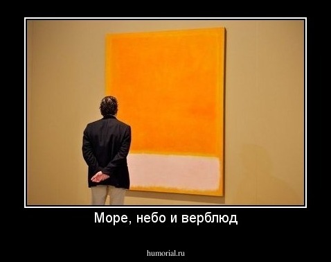 Море, небо и верблюд