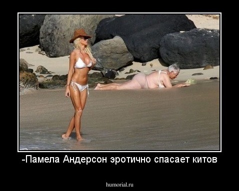 -Памела Андерсон эротично спасает китов