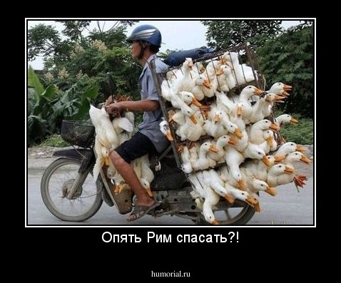 Опять Рим спасать?!