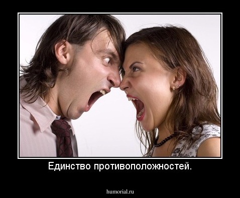 Единство противоположностей.