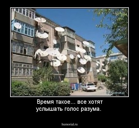 Время такое... все хотят услышать голос разума.