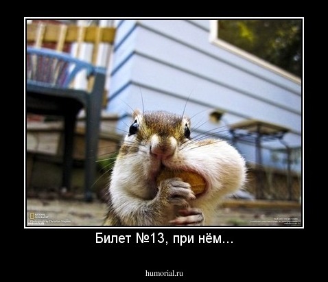Билет №13, при нём...