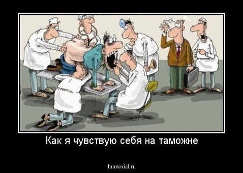 Как я чувствую себя на таможне