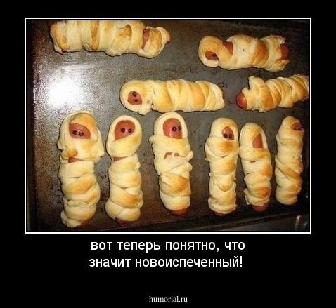 вот теперь понятно, что значит новоиспеченный!