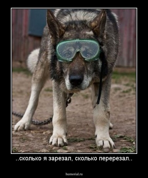 ..сколько я зарезал, сколько перерезал..