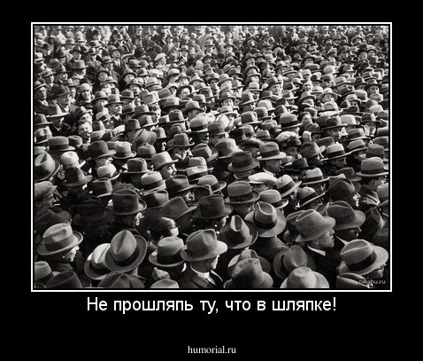 Не прошляпь ту, что в шляпке!