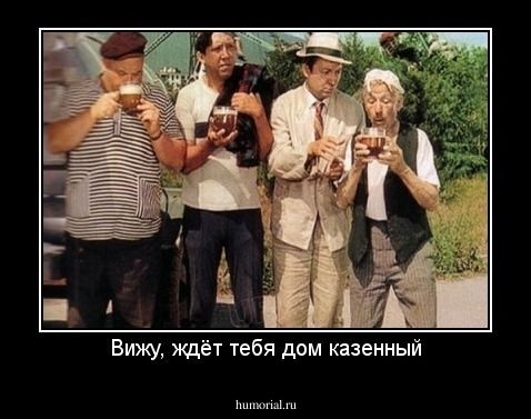 Вижу, ждёт тебя дом казенный