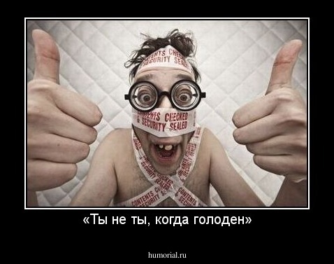 «Ты не ты, когда голоден»