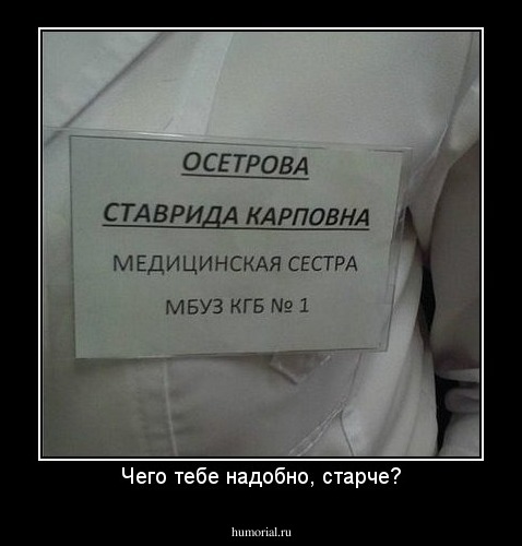 Чего тебе надобно, старче?
