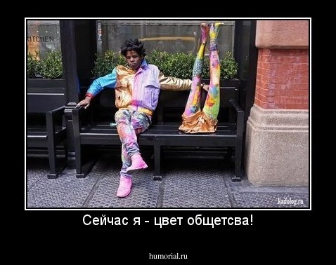 Сейчас я - цвет общетсва!