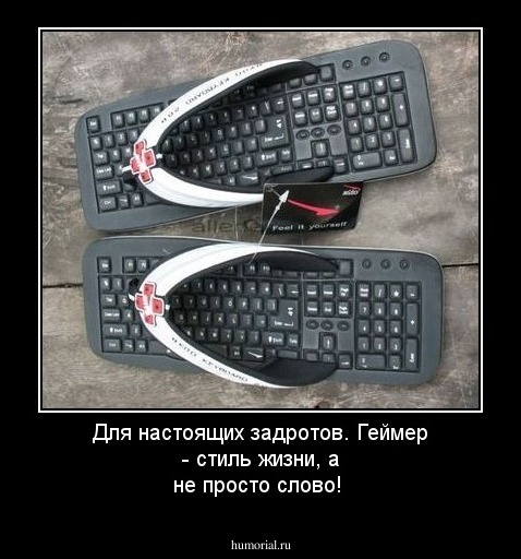 Для настоящих задротов. Геймер - стиль жизни, а не просто слово!