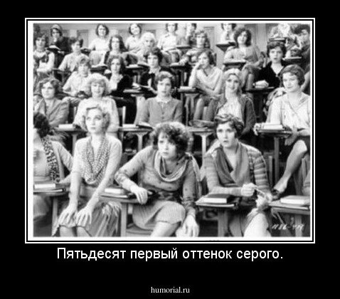 Пятьдесят первый оттенок серого.