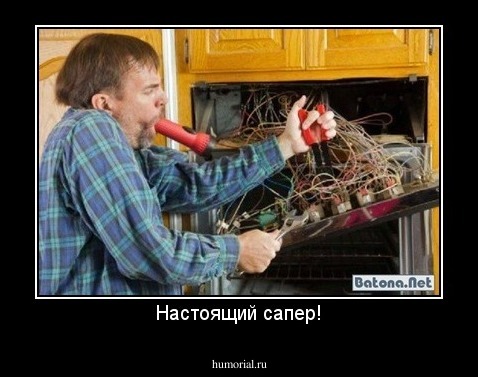 Настоящий сапер!