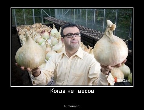 Когда нет весов