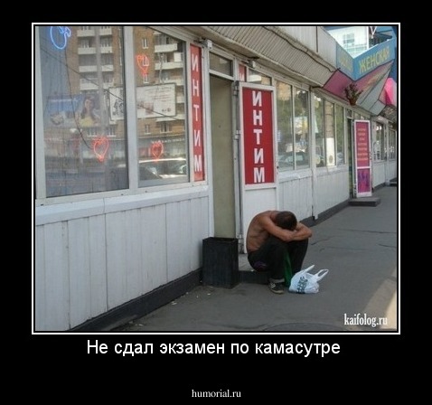 Не сдал экзамен по камасутре 