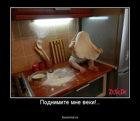 Поднимите мне веки!..