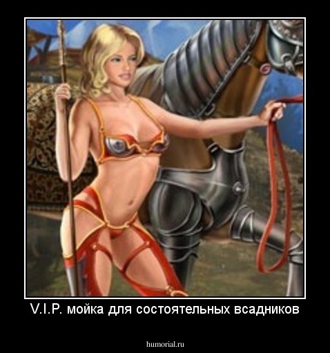 V.I.P. мойка для состоятельных всадников
