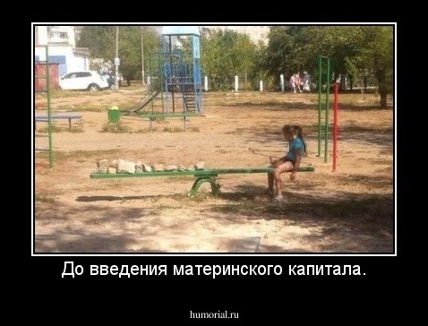 До введения материнского капитала.