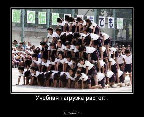 Учебная нагрузка растет...