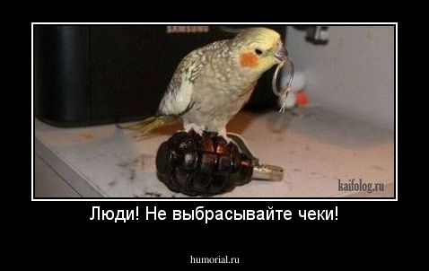 Люди! Не выбрасывайте чеки!
