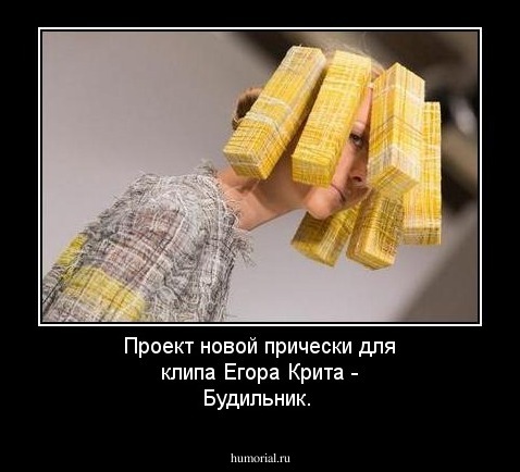 Проект новой прически для клипа Егора Крита - Будильник. 