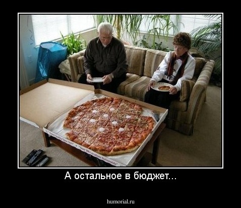 А остальное в бюджет...