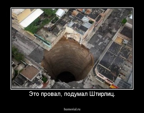 Это провал, подумал Штирлиц.