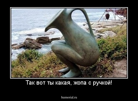 Так вот ты какая, жопа с ручкой!